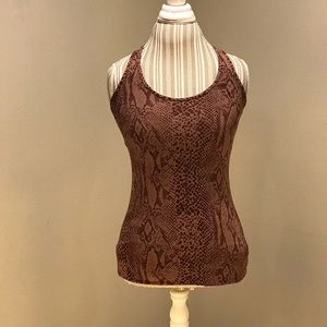 NWOT Lululemon tank - snake 🐍 print